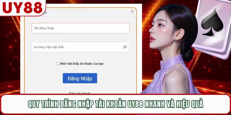 Quy trình đăng nhập tài khoản UY88 nhanh và hiệu quả