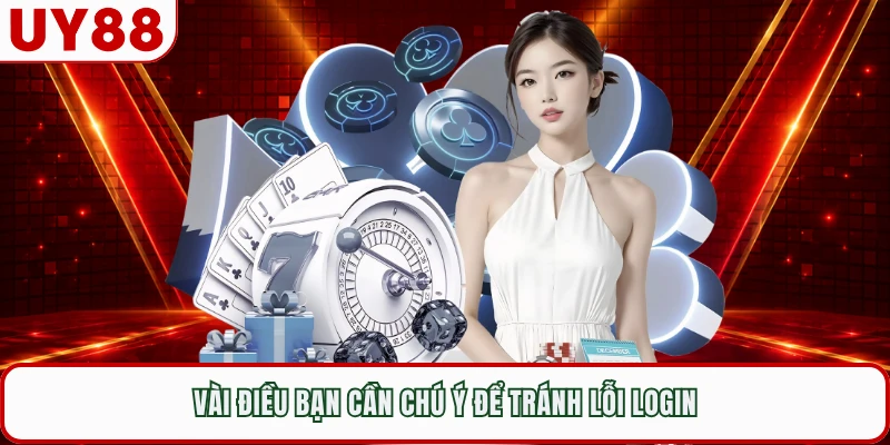 Vài điều bạn cần chú ý để tránh lỗi login