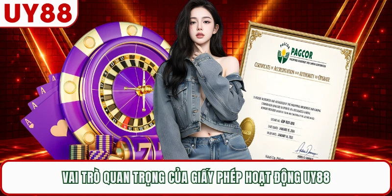 Vai trò quan trọng của giấy phép hoạt động UY88